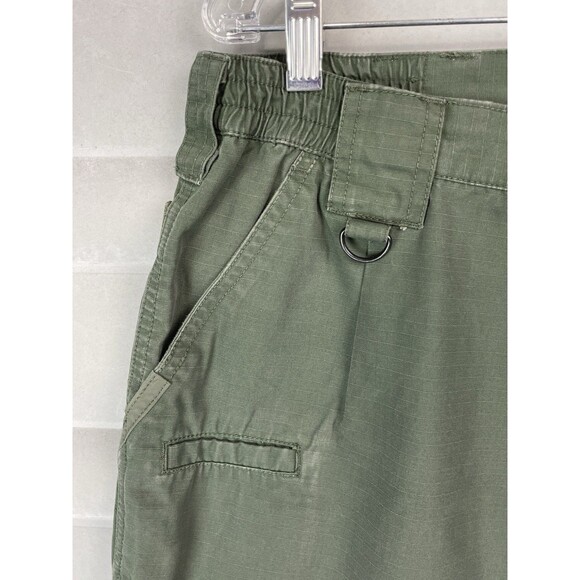 5.11 Men 35 Cargo Pants 74273 Tactical Ripstop Green Utility Outdoor Workwear - Picture 6 of 14